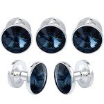 HAWSON Men's Cufflinks and Shirt Studs Set