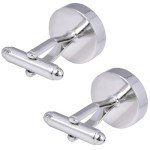 Natural Turquoise Stone Cufflinks for Men