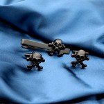 Skull Cufflinks for Men – Gothic Style Jewelry