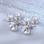 HAWSON Men's Cufflinks and Shirt Studs Set