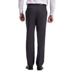 Haggar Men's Premium Charcoal Dress Pants, Straight Fit