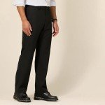 Men's Classic-Fit Wrinkle-Resistant Dress Pants, Black