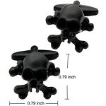 Skull Cufflinks for Men – Gothic Style Jewelry