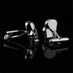 Cool 3D Skull Cufflinks for Men