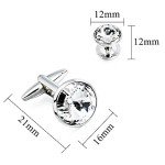 HAWSON Men's Cufflinks and Shirt Studs Set