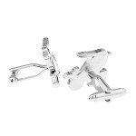 Unique Silver Capricorn Cufflinks for Men