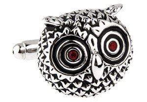 Owl Cufflinks for Men with Gift Box