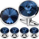 HAWSON Men's Cufflinks & Shirt Studs Set