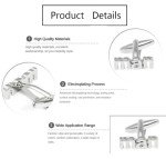Personalized Silver Initials Cufflinks for Men
