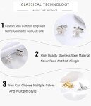 Personalized Silver Initials Cufflinks for Men