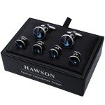 HAWSON Men's Cufflinks & Shirt Studs Set