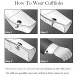 Personalized Silver Initials Cufflinks for Men