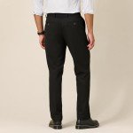 Men's Classic-Fit Wrinkle-Resistant Dress Pants, Black