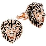 HAWSON Vintage Lion Head Cufflinks for Men