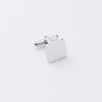 Men’s Stainless Steel Clip Cufflinks - Gold & Silver