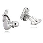Silver Chess Cufflinks for Men - Stylish Accessory
