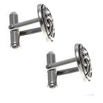 Celtic Trinity Sterling Silver Cufflinks for Men