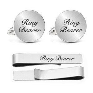 Personalized Men's Wedding Cufflinks for Groomsmen