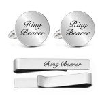 Personalized Men's Wedding Cufflinks for Groomsmen