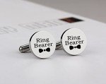 Personalized Men's Cufflinks & Tie Clip Set