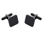 Men's Stainless Steel Clip Cufflinks - Gold & Silver