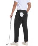Men's Lightweight Stretch Golf Pants - Black