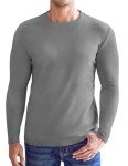 Ekouaer Men's Long Sleeve Thermal Crewneck Pullover
