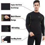 Men's Fleece-Lined Thermal Long Johns Set