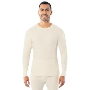 Indera Men's Heavyweight Cotton Thermal Top, Large