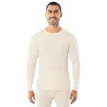 Indera Men's Heavyweight Cotton Thermal Top, Large