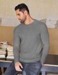 Ekouaer Men's Long Sleeve Thermal Crewneck Pullover