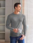 Ekouaer Men's Long Sleeve Thermal Crewneck Pullover