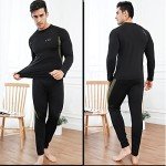 Men's Fleece-Lined Thermal Long Johns Set