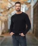 Men's Thermal Long Sleeve Base Layer Shirt - Black