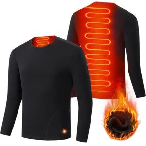 Men's Electric Heated Thermal Long Sleeve Shirt