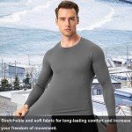 Men's Long Sleeve Compression Thermal Shirt - Grey