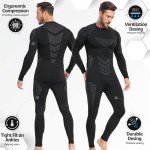 Men's Ultra-Soft Thermal Long Johns Set