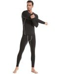 Men's Fleece Lined Thermal Underwear Set - 1,2 Pack