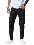 Linvich Men's Slim Fit High Rise Ankle Pants