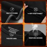 Men's Bamboo Thermal Long Johns Set - Black