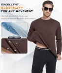 Men's Lightweight Thermal Crewneck Long Sleeve Shirt