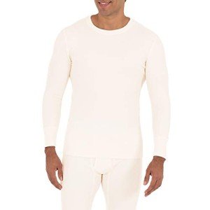 Men's Recycled Waffle Thermal Crew Top by Fruit of the Loom