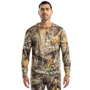 Realtree Men's Long Sleeve Camo Thermal Top