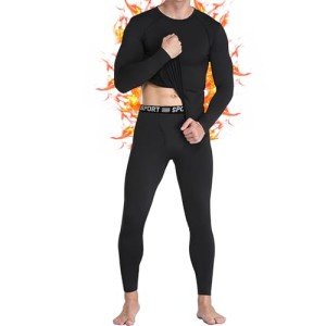 Men's Thermal Base Layer Set for Cold Weather