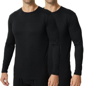 Men's Thermal Long Sleeve Underwear Tops - 2 Pack