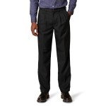 Men's Classic-Fit Expandable-Waist Dress Pants, Black