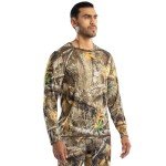 Realtree Men's Long Sleeve Camo Thermal Top
