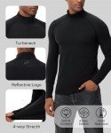 Men's Long Sleeve Fleece Lined Thermal Turtleneck