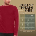 Men's Heavyweight Waffle Thermal Shirt - Burgundy 5X