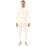 Men's Waffle Thermal Long Johns Set - Large